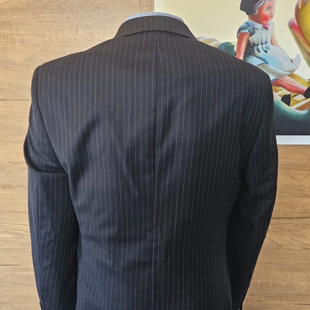 Mantoni Mens Blazer Sports Coat 2 button Casual Jacket Size 38R Wool Suit - Picture 6 of 14